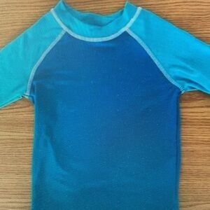 Kids Swim Rash Guard - Blue